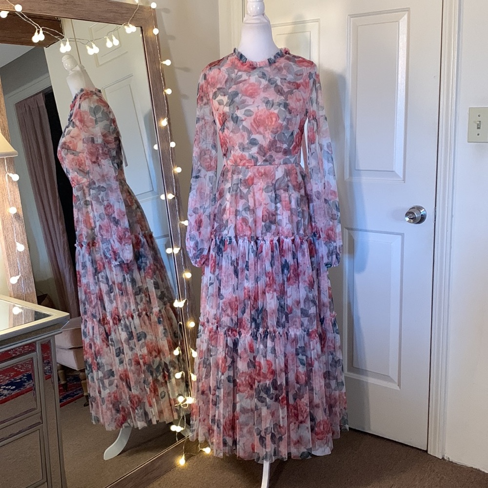 MAC DUGGAL
Tiered Tulle Dress Anthropologie - Picture 5 of 16
